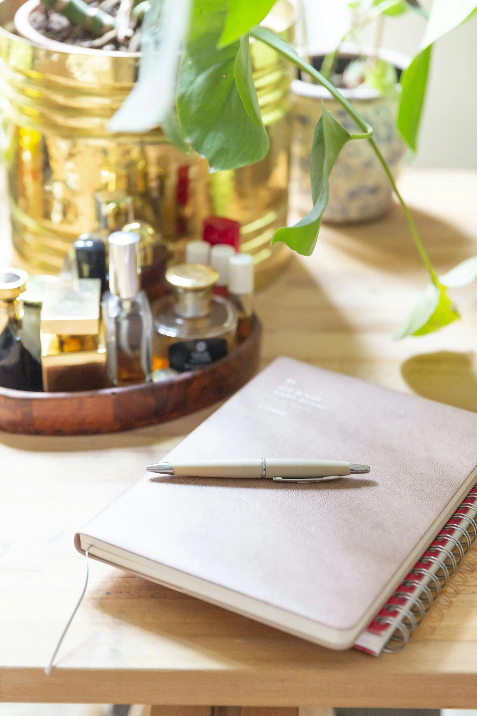A pen resting on a sheet of paper
